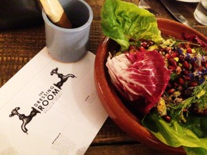 Dressing Room Salad Pop Up Review - add your own salad dressing