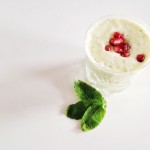 Pineapple and mint refresher dessert