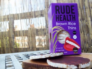 chocolate rice cake recipe with Rude Health