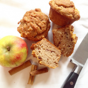 Spiced apple muffins recipe