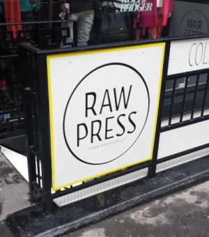 Raw Press, on Dover Street in Mayfair