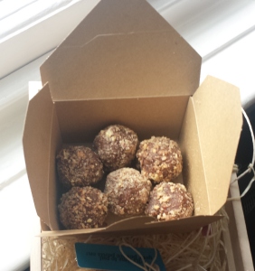 Raw, vegan 'Ferrero Rocher' style balls