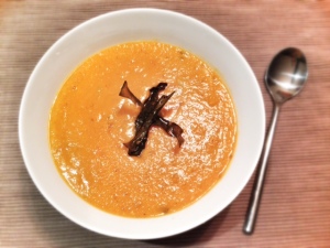cornish seaweed company review - red lentil soup
