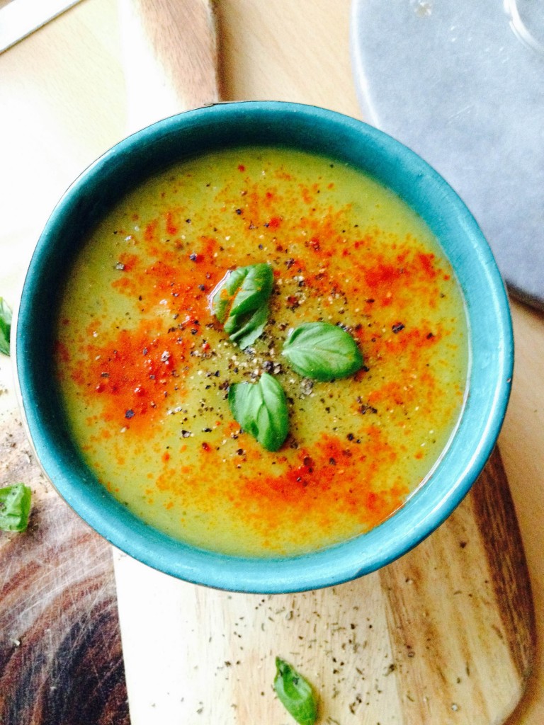 healthy basil and chill soup recipe