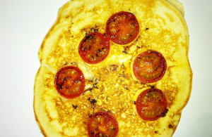 Healthy tomato pancake recipe