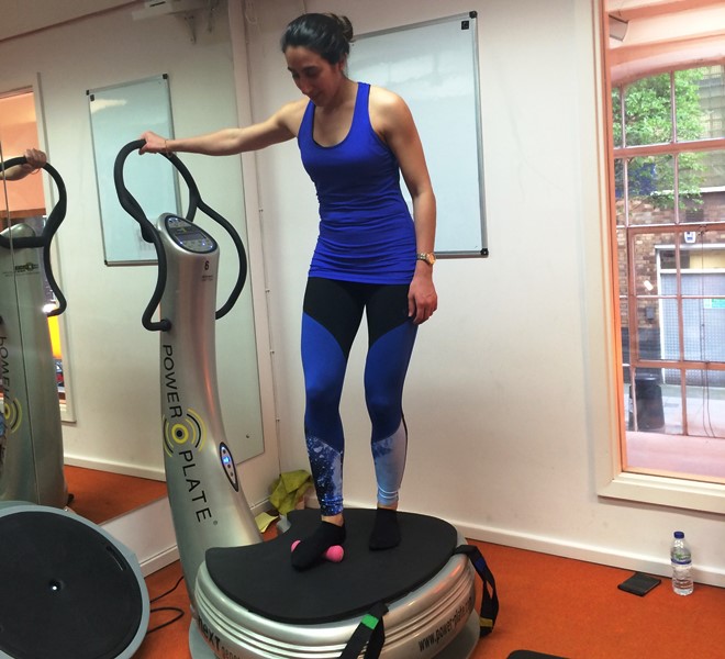 Power Plate for activation and recovery - plantar fascia