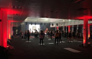 The Reebok Fitness Studio hosting a Gymbox Class at Be:Fit London