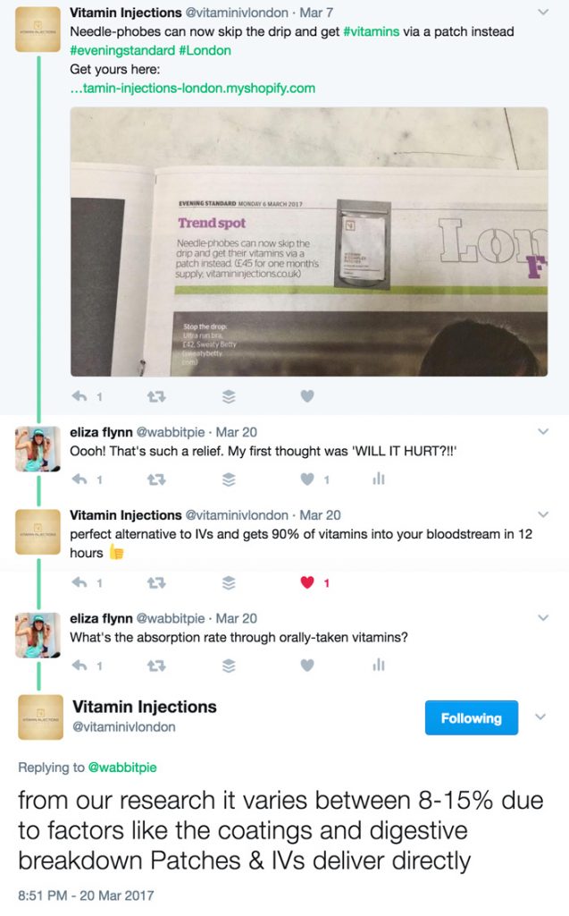 Vitamin Injections Skin Patches Twitter