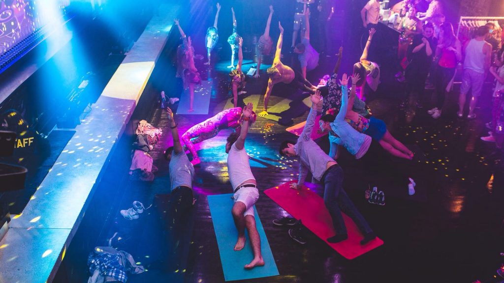 morning gloryville yoga at ministry of sound