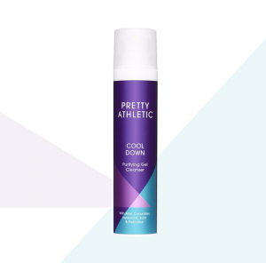 Pretty Athletic skincare review - purifying gel cleanser