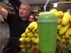 vegan food in islington - ginger and lime juice bar