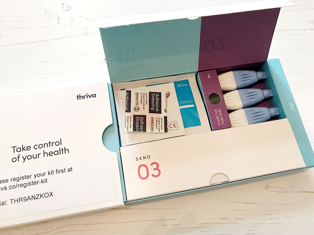 Thriva the home blood test kit