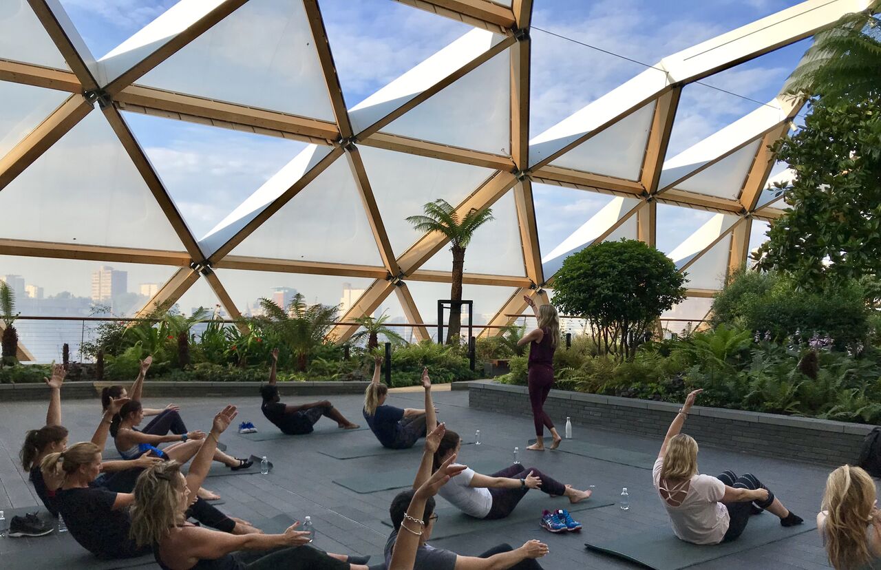 WE WENT: Pure Sports Medicine's Rooftop Pilates With Sweaty Betty ...