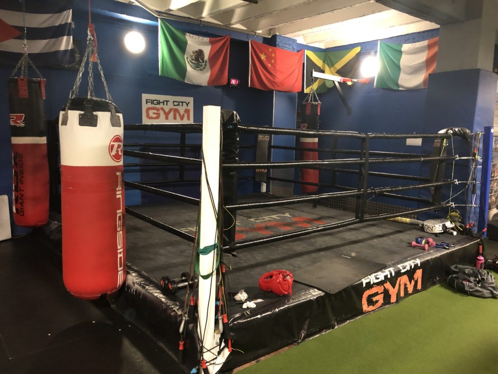 Fight City Gym boxing ring 