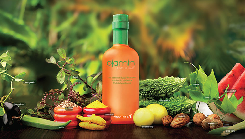 Ojamin fruit & Herb bottle