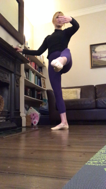 Combatting January Blue with Ballet Fusion online class