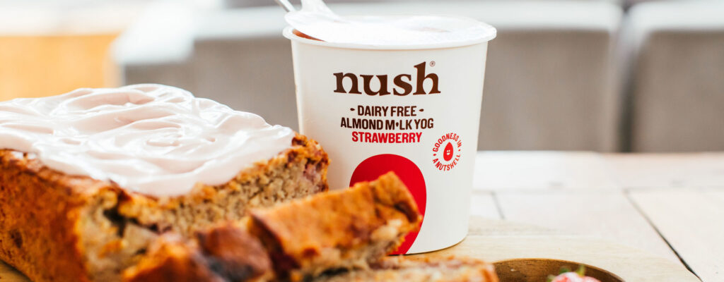 Nush Strawberry and Banana Breakfast Loaf